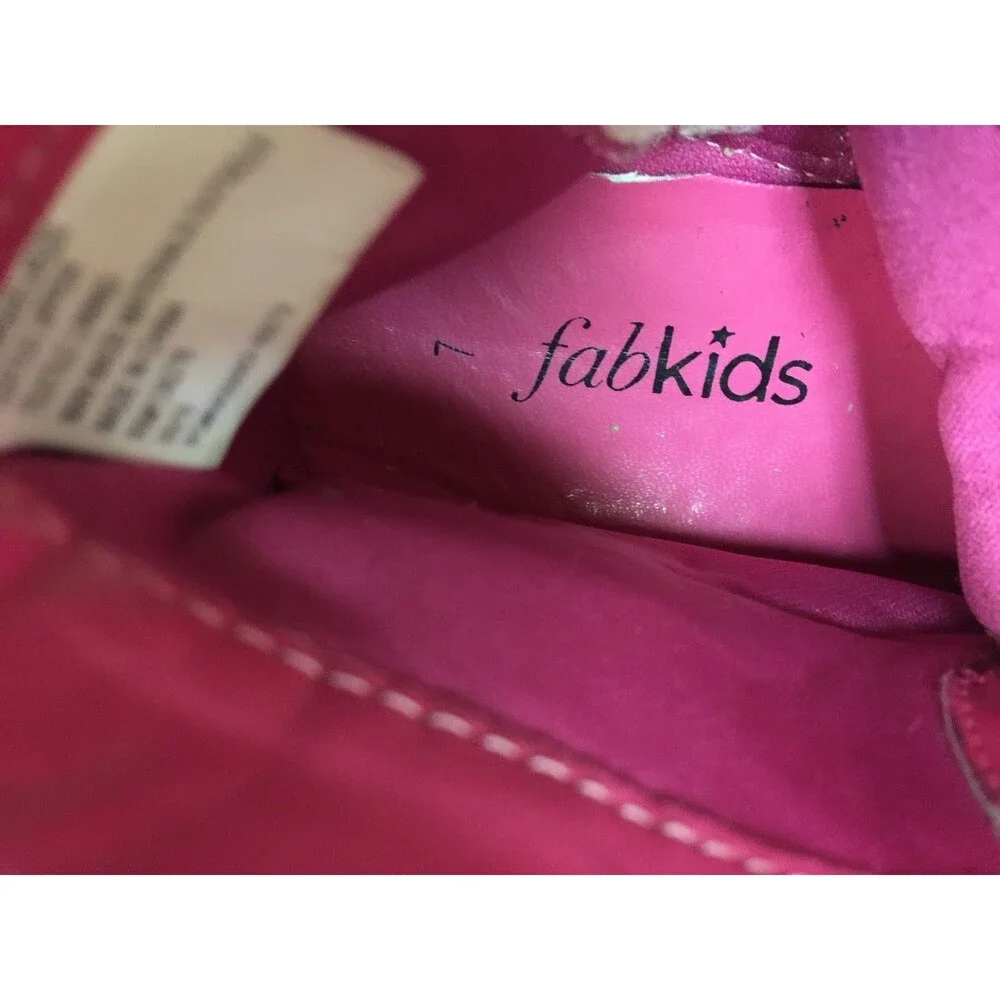 Fabkids Leopard Lace Up Boot - Kids 7